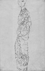 Standing Woman in Kimono (Dame im Kimono) 1918